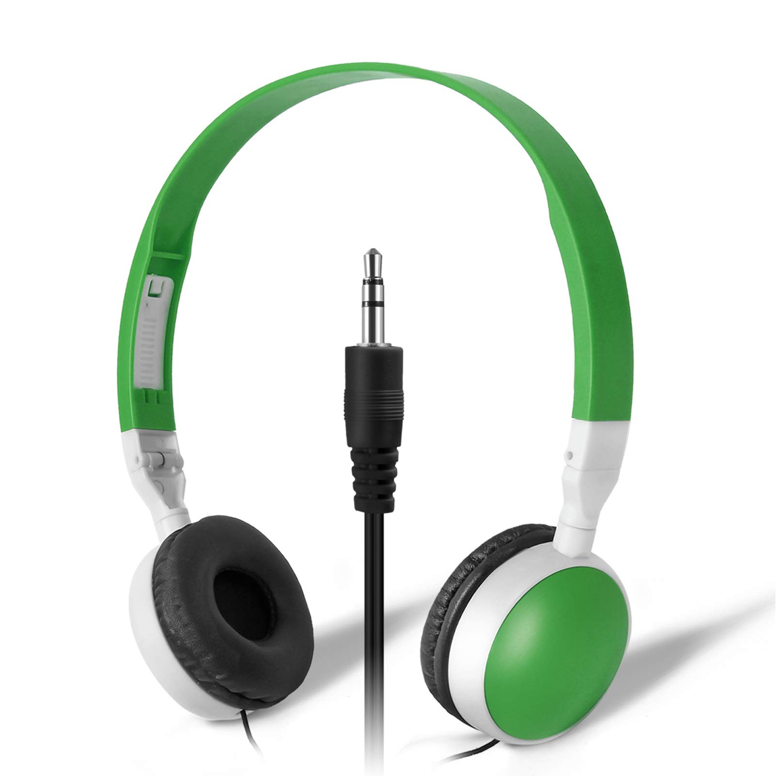 Keewonda KW-N10 Bulk Classroom Headphones 10 Pack - Durable Student Headphones for Kids, Schools & Libraries - Noise-Reducing Computer Headphones for Online Learning, Testing & Classroom Activities