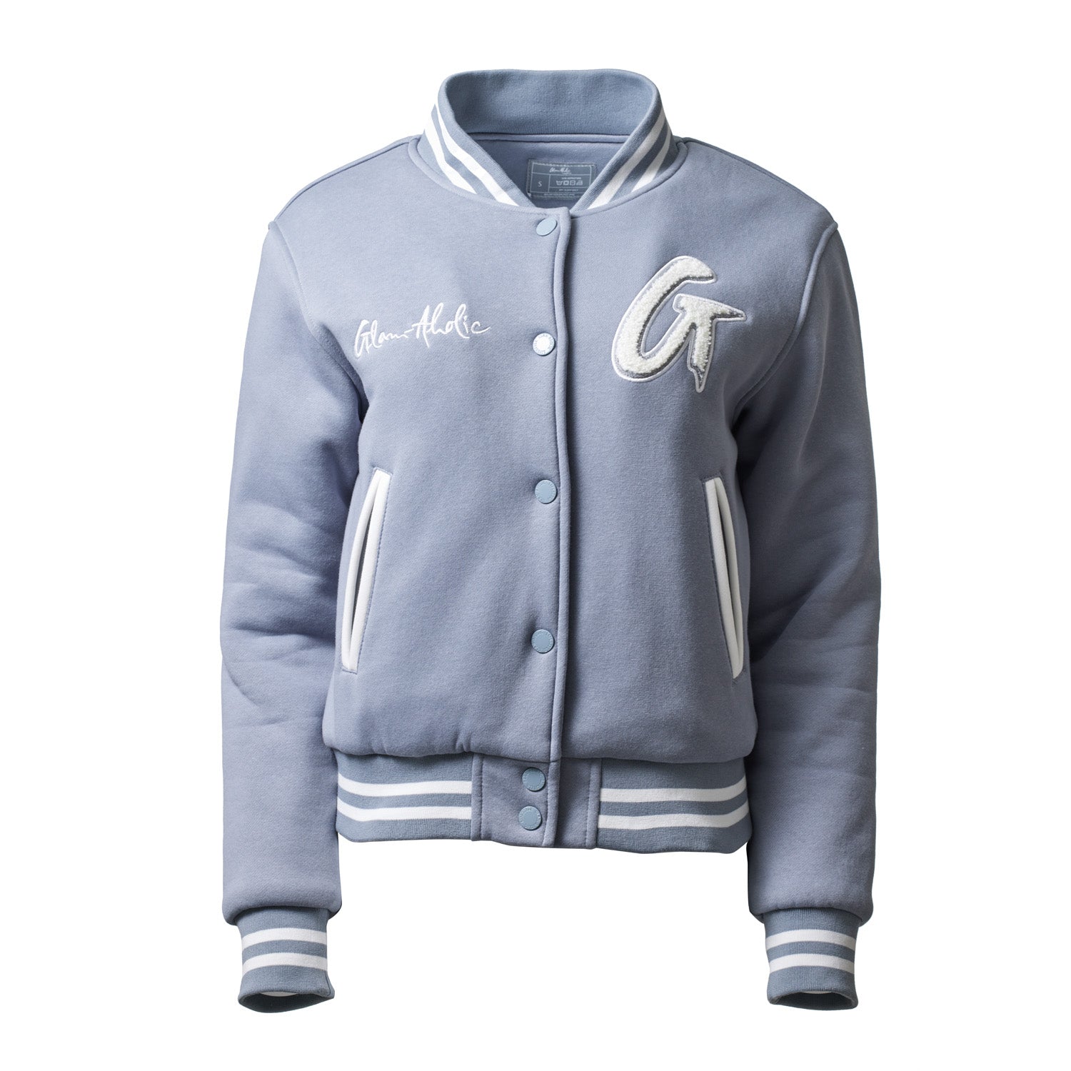 Essential Gray Varsity Jacket for Men & Women | Stylish Casual Outerwear for School, Sports & Everyday Wear
