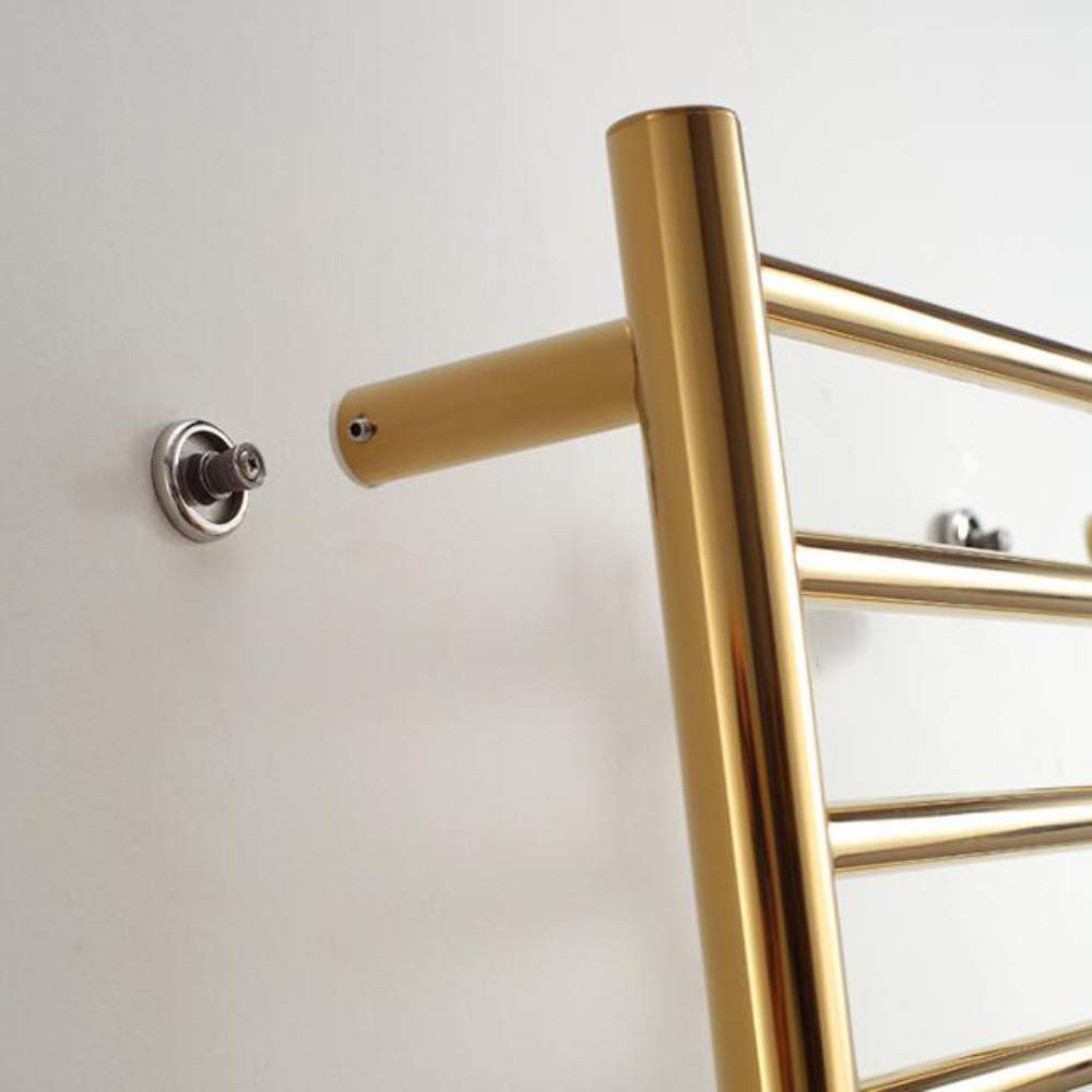Stainless Steel Electric Towel Rack - IP56 Waterproof for Bathroom (Gold)