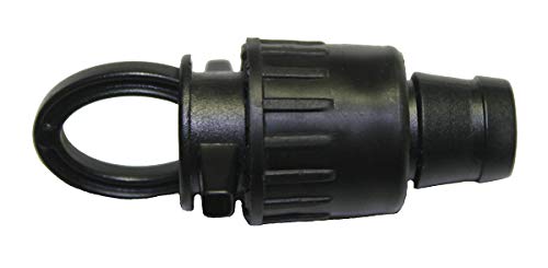 DripWorks Tape End Plug - Black Rubber Plug Stopper for Irrigation Systems | Waterproof Seal for Drip Tubing | Garden & Greenhouse Use