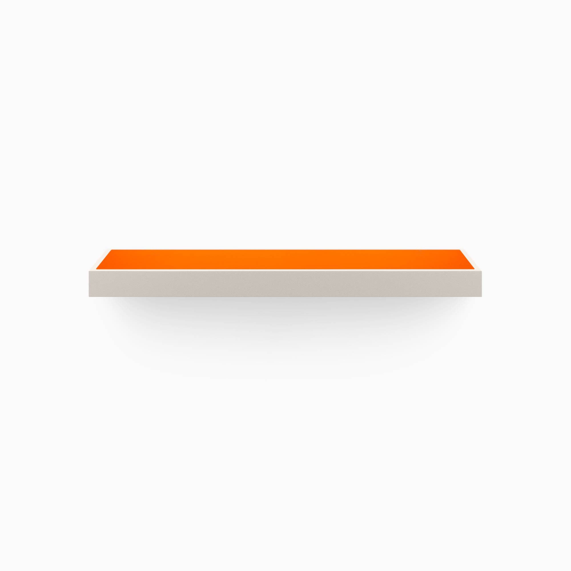 Aksel Inlay Concrete Floating Shelf - Modern Wall Shelf for Living Room, Kitchen, Bathroom & Office Storage & Decor