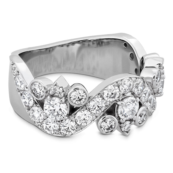 Hearts On Fire Enchantress Diamond Ring - 1.00ct Round Brilliant Cut Engagement Ring for Women, 14K White Gold Wedding Band, Perfect Proposal Gift for Her, Anniversary & Valentine's Day Jewelry