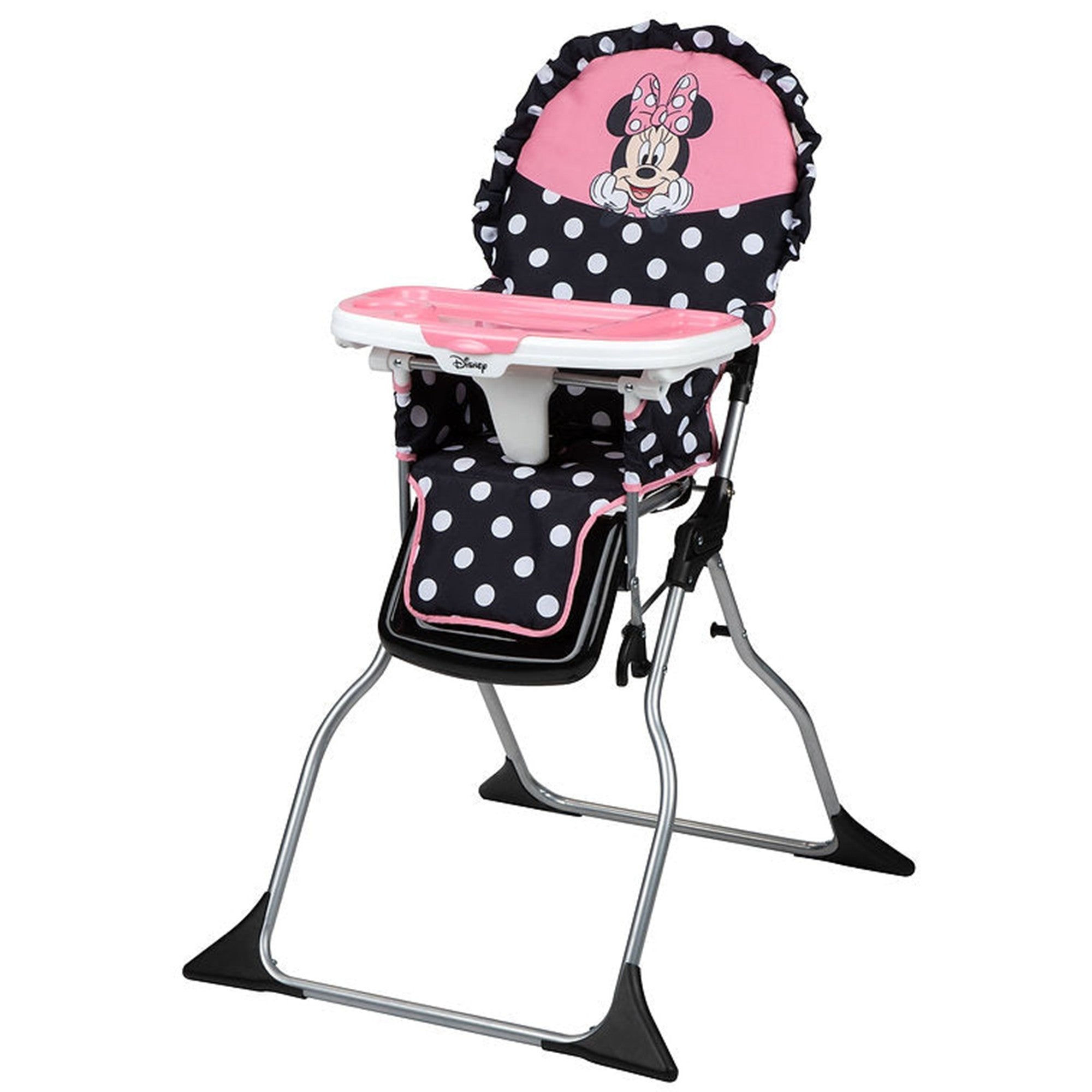 Disney Peeking Minnie 3D Ultra High Chair for Babies - Soft Cushioned Infant Feeding Seat with Adjustable Height & Safety Harness - Perfect for Dining, Weaning & Playtime at Home