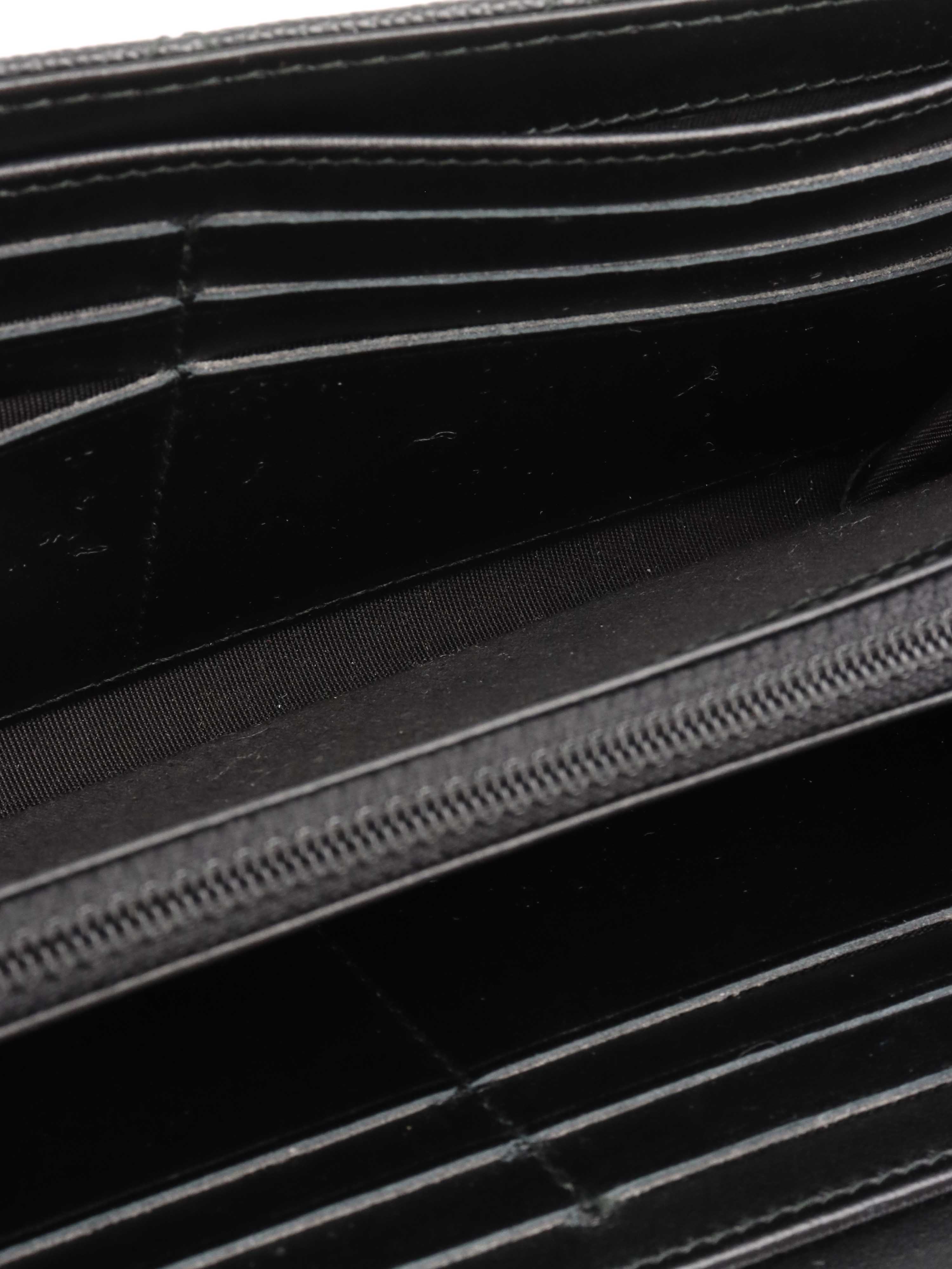Chanel Black Caviar Leather Long Wallet for Women | Luxury Designer Clutch with Card Slots | Perfect for Everyday Use, Travel & Special Occasions