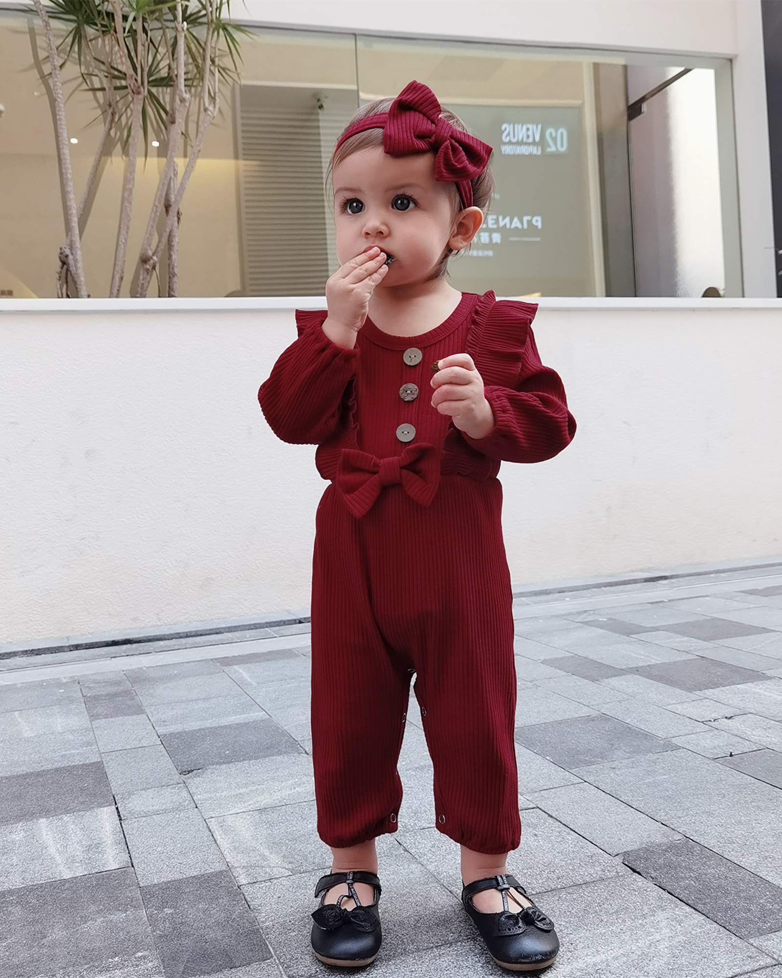 Mioglrie Newborn Baby Girl Clothes - Soft Cotton Short Sleeve Romper Jumpsuit for Summer | Perfect for Playtime, Outings & Photo Shoots