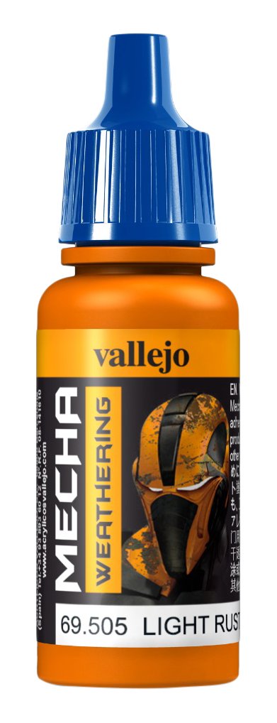 Vallejo Light Rust Wash 17ml - Realistic Weathering Effect Paint for Miniatures & Models - Perfect for Warhammer, Dioramas & Scale Model Painting