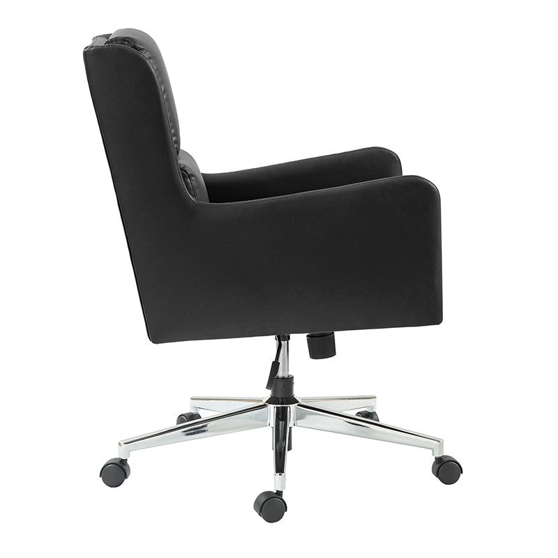 Eamonn Ergonomic Adjustable Swivel Office Chair with Metal Base - Perfect for Home Office, Gaming & Workspace Comfort