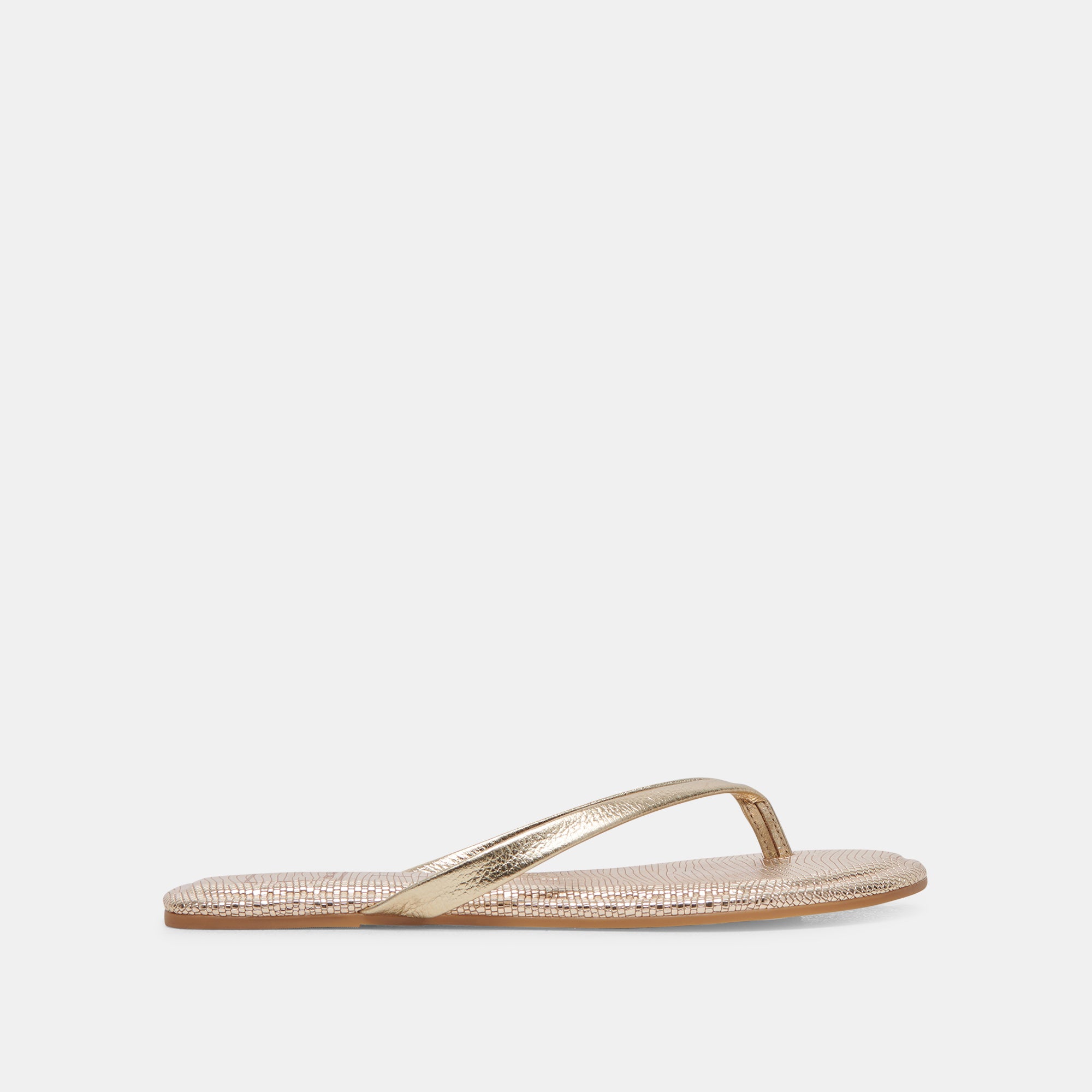 LAYNEY Women's Light Gold Metallic Leather Sandals - Comfortable & Stylish for Summer, Beach, and Casual Outings