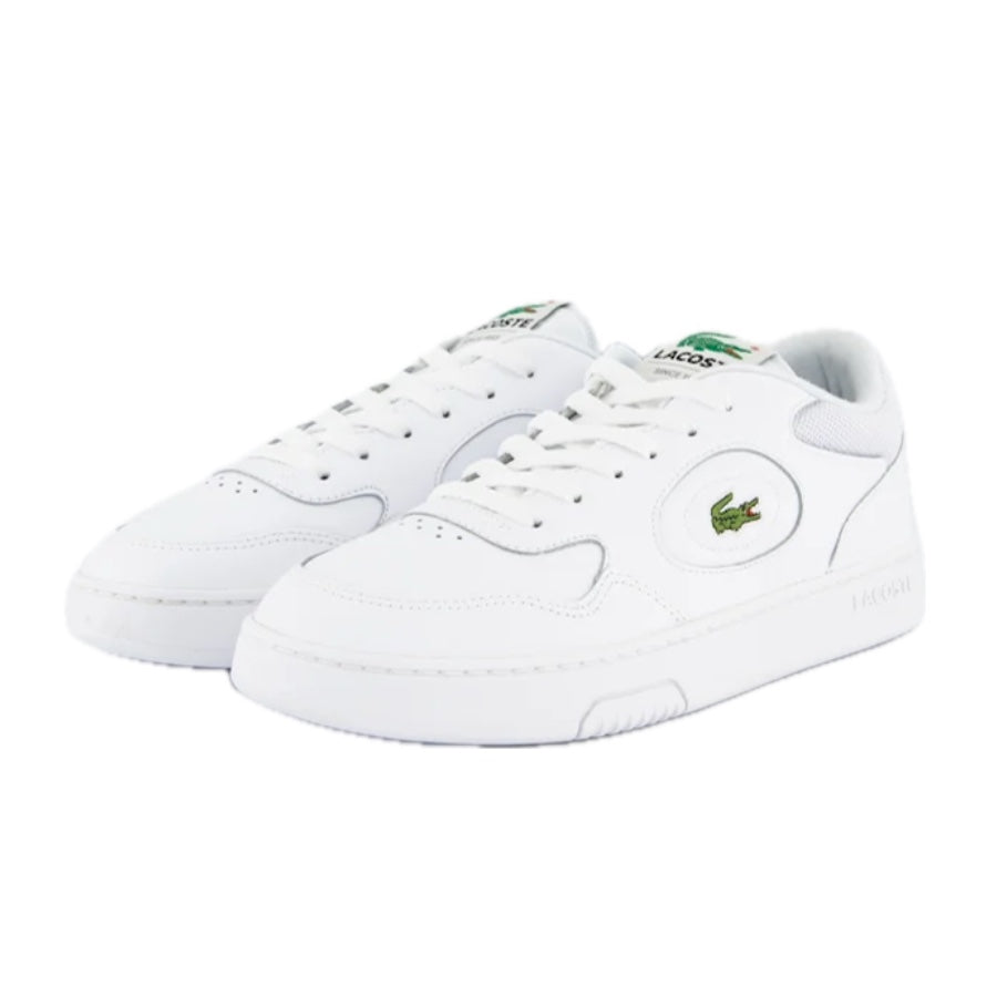 Lacoste Men's Lineset 223 White Green Sneakers - Casual Athletic Shoes for Men | Perfect for Running, Walking & Everyday Wear