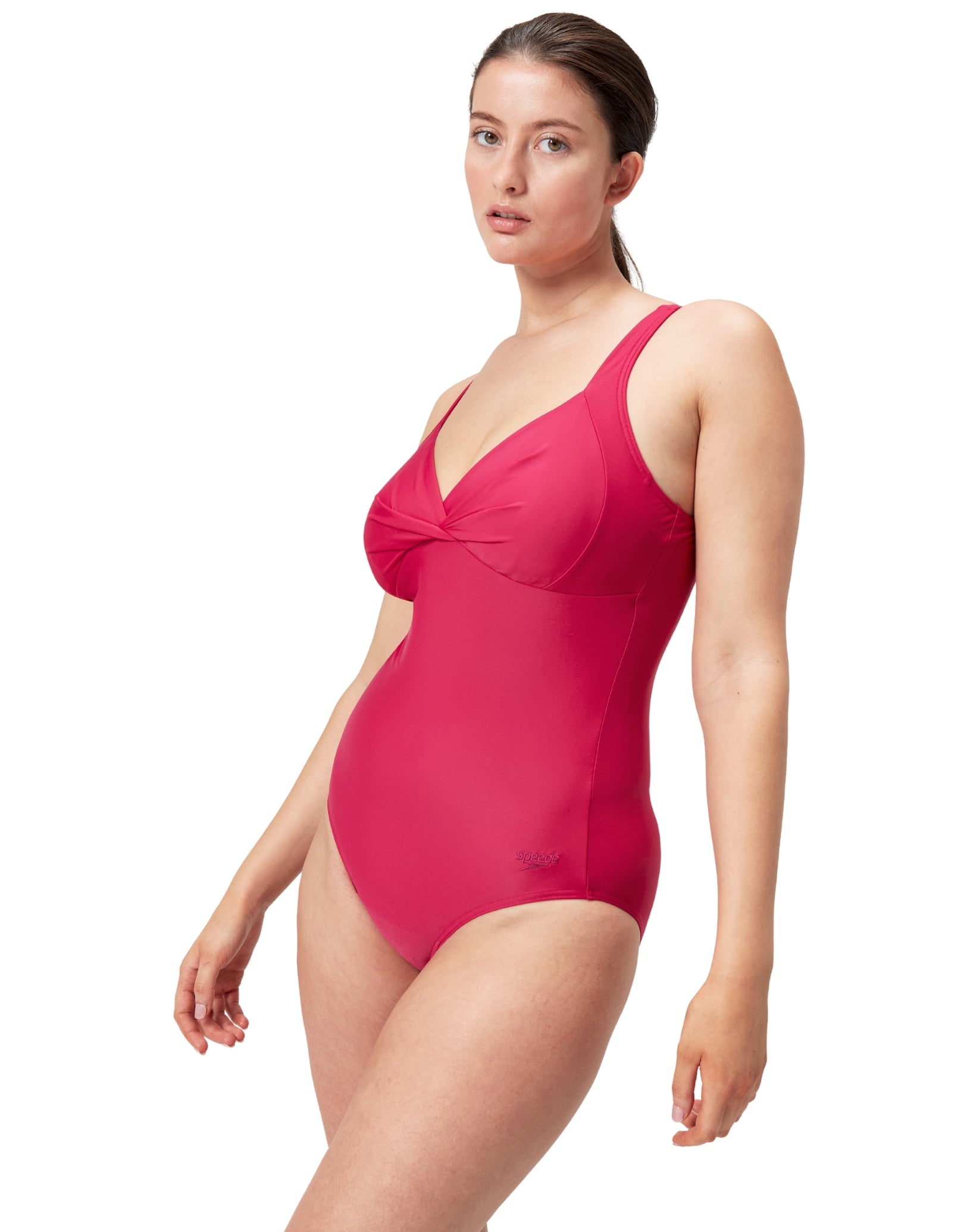 Stylish Cross Knot Swimsuit in Magenta - Perfect for Beach Vacations, Pool Parties & Summer Fashion