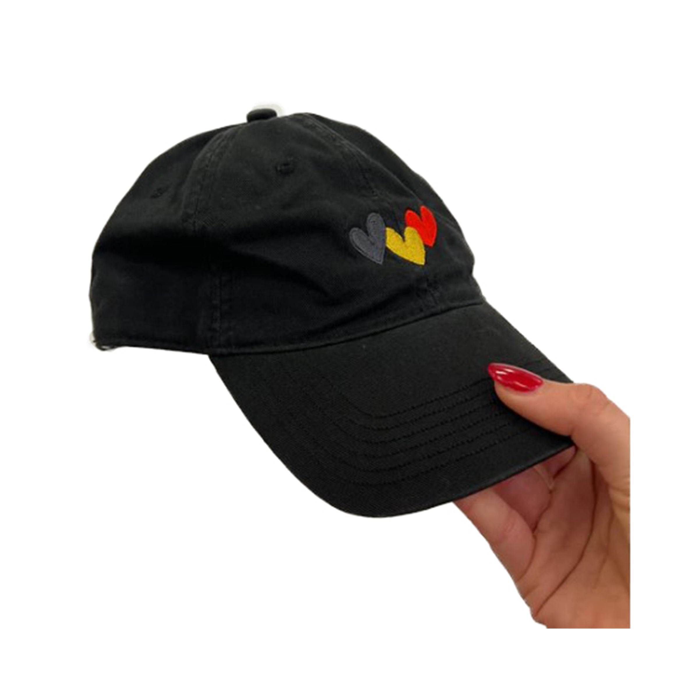 Blak Luv Cap by Clothing The Gaps - Stylish Unisex Baseball Hat for Everyday Wear, Street Fashion & Outdoor Activities