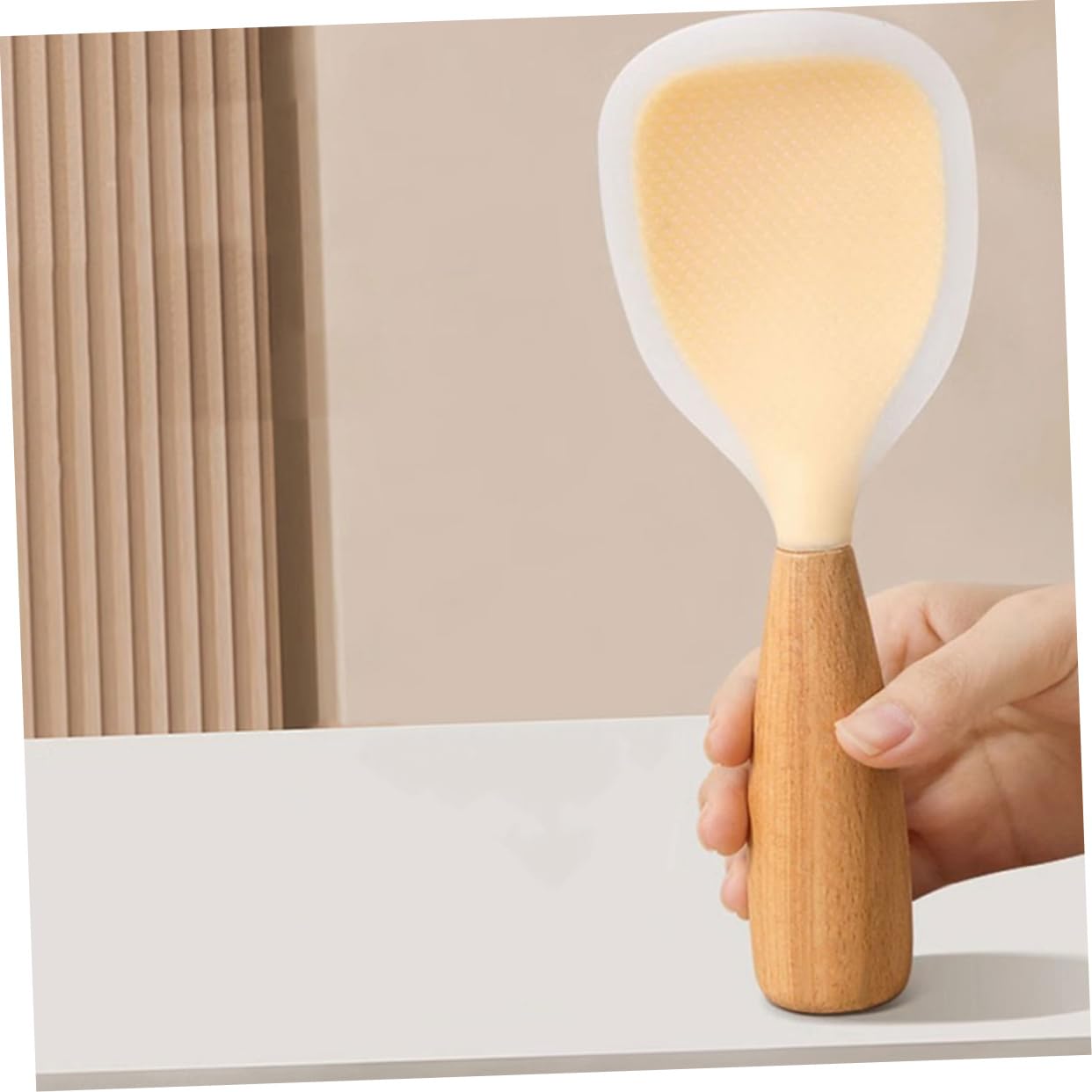 2-Piece Non-Stick Rice Scoop and Serving Spoon Set - Perfect for Rice Cookers, Food Storage & Meal Prep - Ideal for Cooking, Serving & Portioning Rice at Home