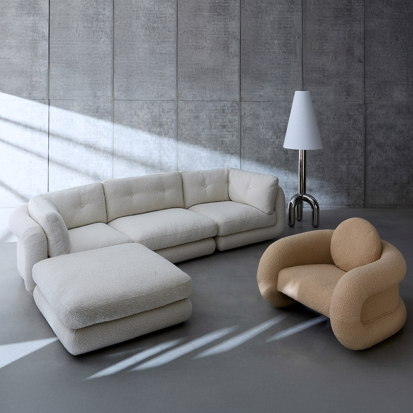 Modern Pompidou Floor Lamp - Adjustable LED Standing Light for Living Room, Bedroom & Office - Stylish Home Decor Lighting for Reading & Relaxation
