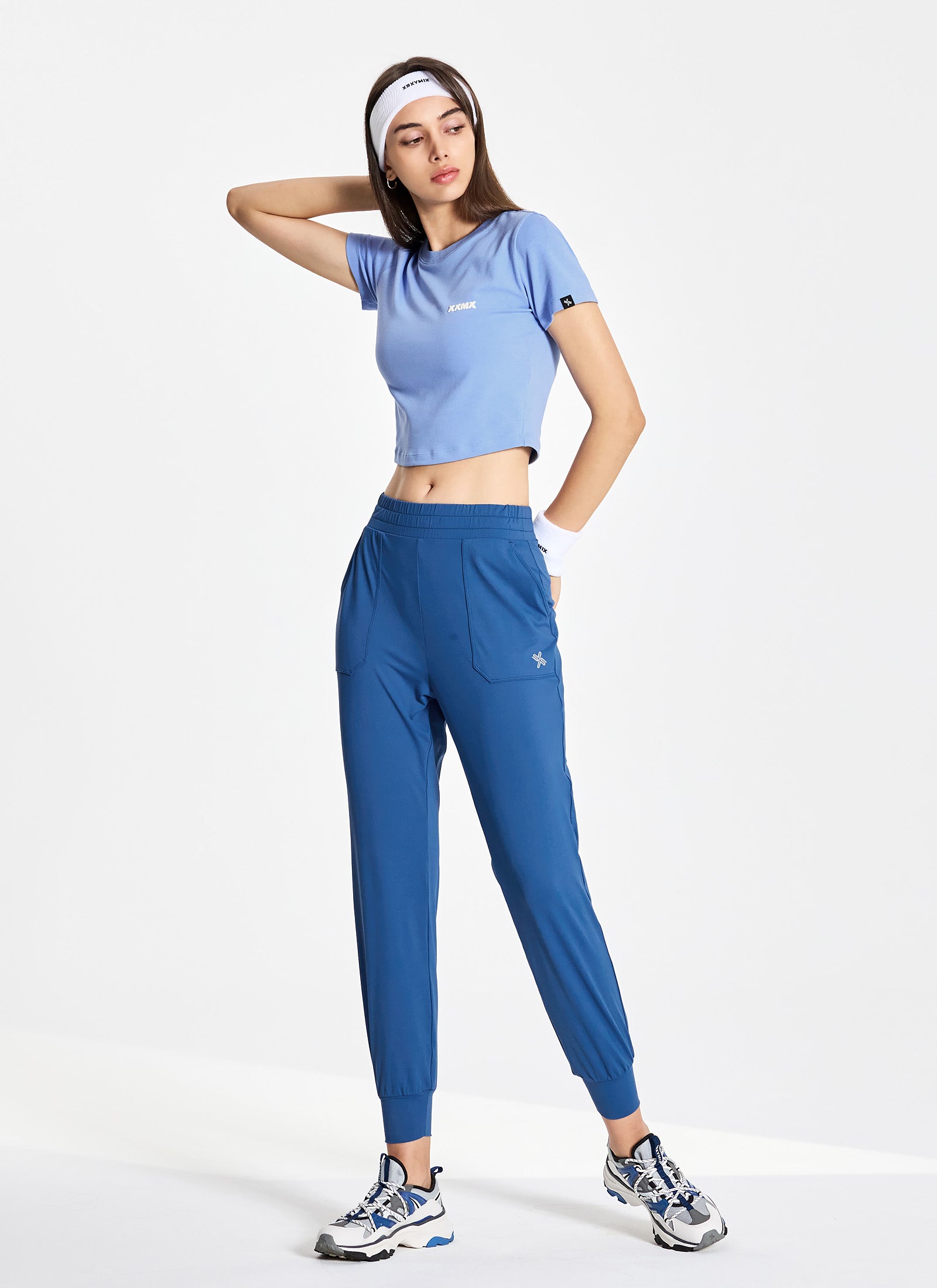 Medium Feather In Band Jogger Pants - Women's Lightweight Athletic Lounge Pants for Yoga, Running & Casual Wear
