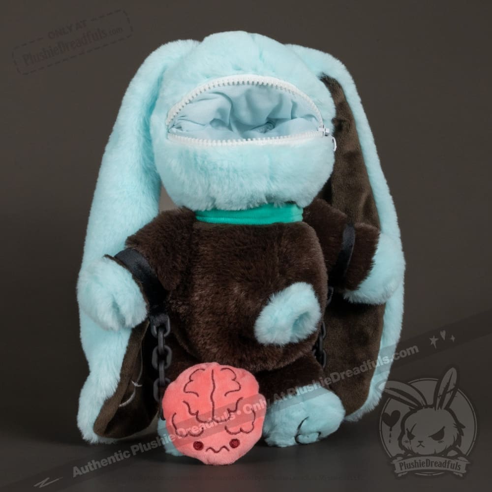 Plushie Dreadfuls OCD v2 Rabbit Stuffed Animal - Soft Anxiety Relief Plush Toy for Mental Health Support & Comfort