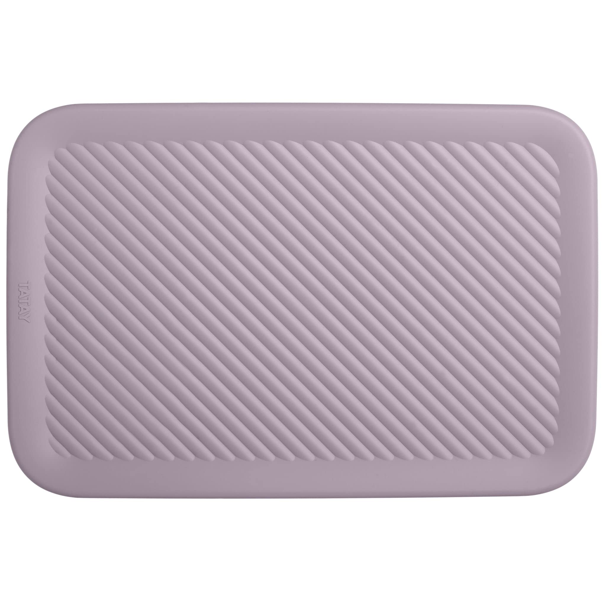 Superior Ribbed Lid for Decorative Plastic Storage Bins - Medium Lilac Organizer Basket Cover (5 Liter) - Perfect for Closet, Shelf & Drawer Organization | Home Storage Solution