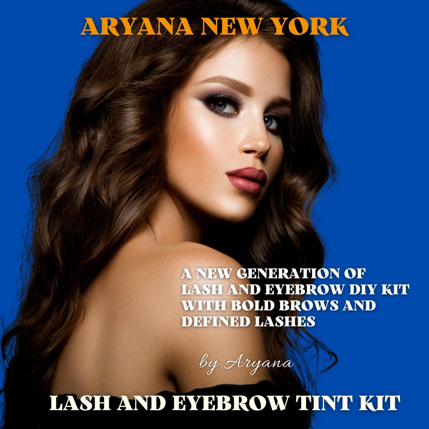 ARYANA NEW YORK Lash & Eyebrow Growth Serum Kit - 5ML Black & Brown Tint - Lasts 10 Uses - Includes Brow Brush - For Thicker Lashes & Fuller Brows - Perfect for Daily Beauty Routine & Special Occasions