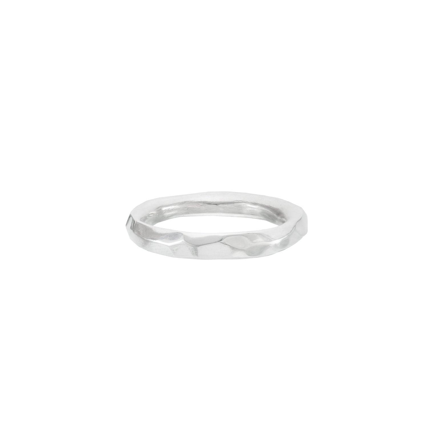 Elegant Thin Geometric Silver Band Ring for Women - Minimalist Stackable Jewelry for Everyday Wear & Special Occasions
