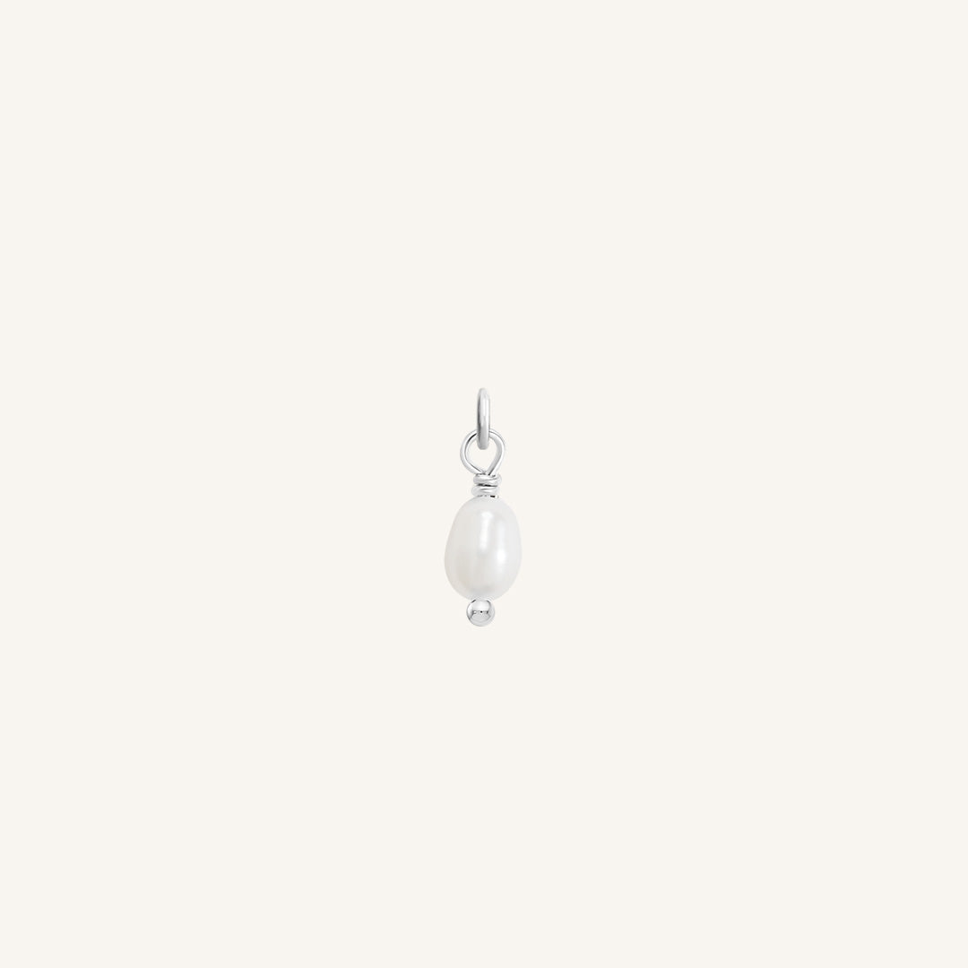 Pearl Soldering Charm - Stone of Potential Pendant for Jewelry Making & DIY Crafts | Perfect for Necklaces, Bracelets, and Gift Giving