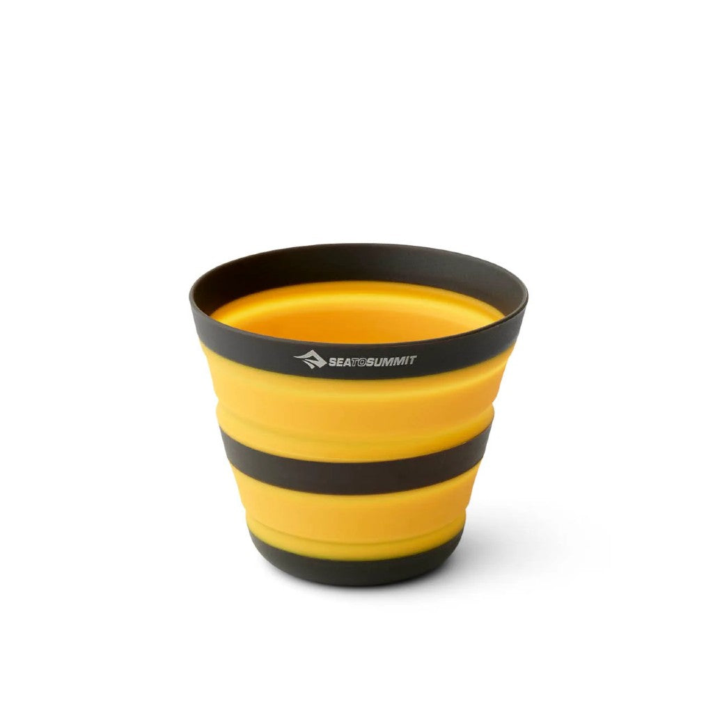 Sea to Summit Frontier Ultralight Collapsible Cup - 12oz Compact Travel Mug for Camping, Hiking & Backpacking - BPA-Free Foldable Drinking Cup for Outdoor Adventures, Travel & Emergency Kits