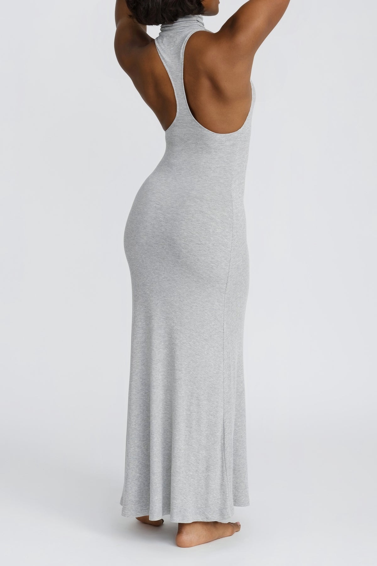 Maeve Maxi Dress - Flowy Long Summer Dress for Women, Elegant Misty Blue, Boho Chic Style | Perfect for Beach Vacations, Date Nights & Casual Outings