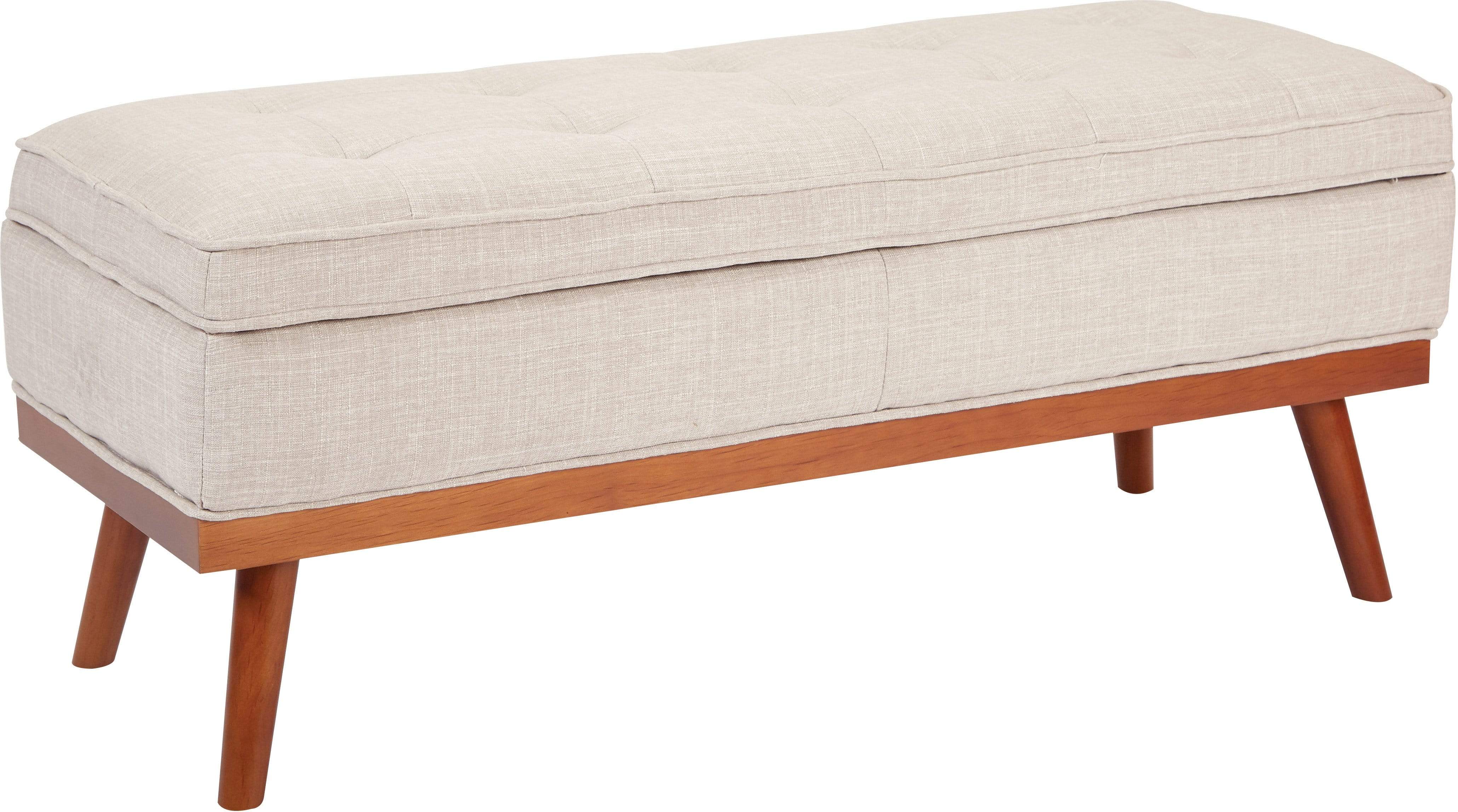 Office Star Ave Six Katheryn Storage Bench - Multifunctional Entryway Bench with Storage for Home, Office & Mudroom Organization - Perfect for Shoes, Blankets & Home Decor