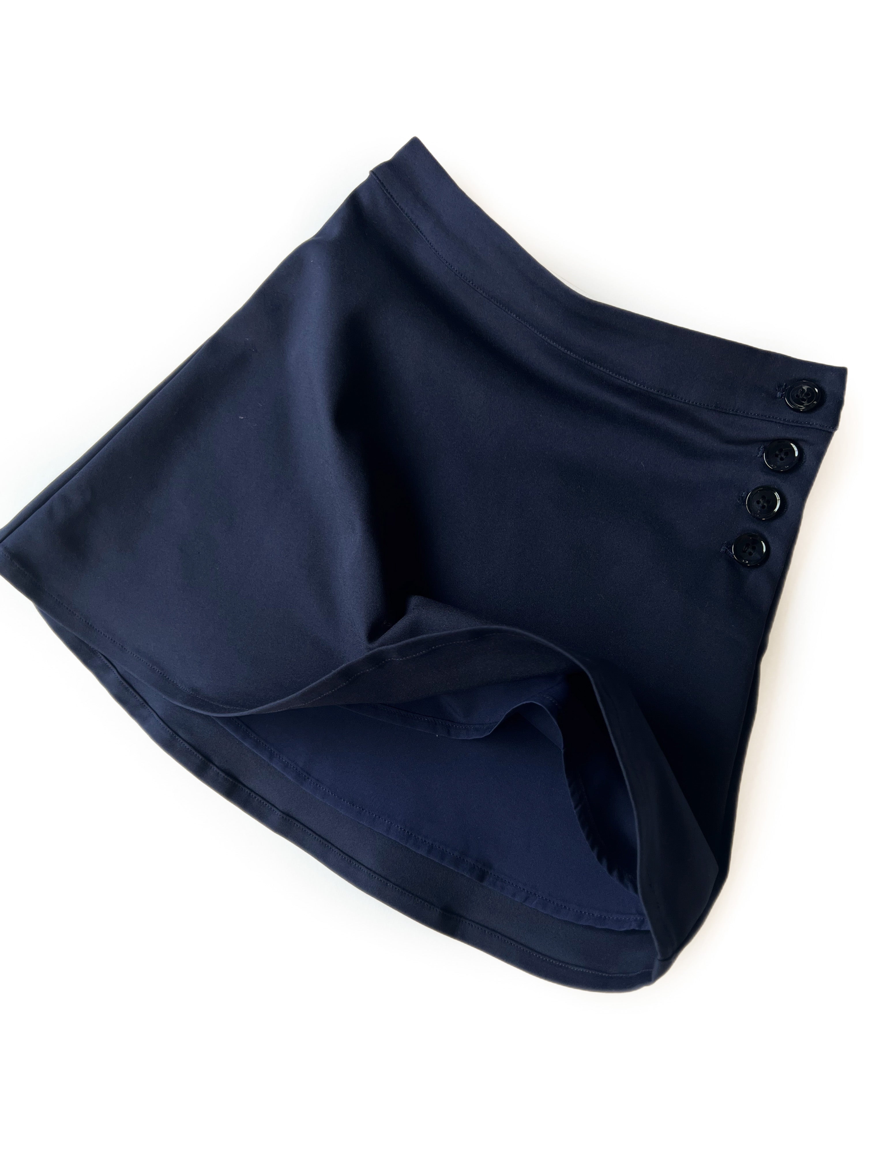 Basic Navy Skirt for Women - Casual & Versatile Skirt for Everyday Wear, Office, and Outings