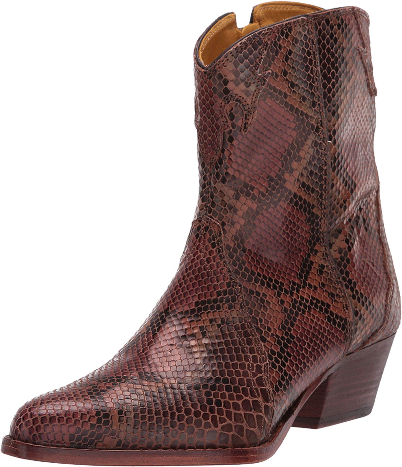 Free People Women's New Frontier Western Boots - Stylish Cowgirl Ankle Boots for Country Music Festivals & Rodeo Events