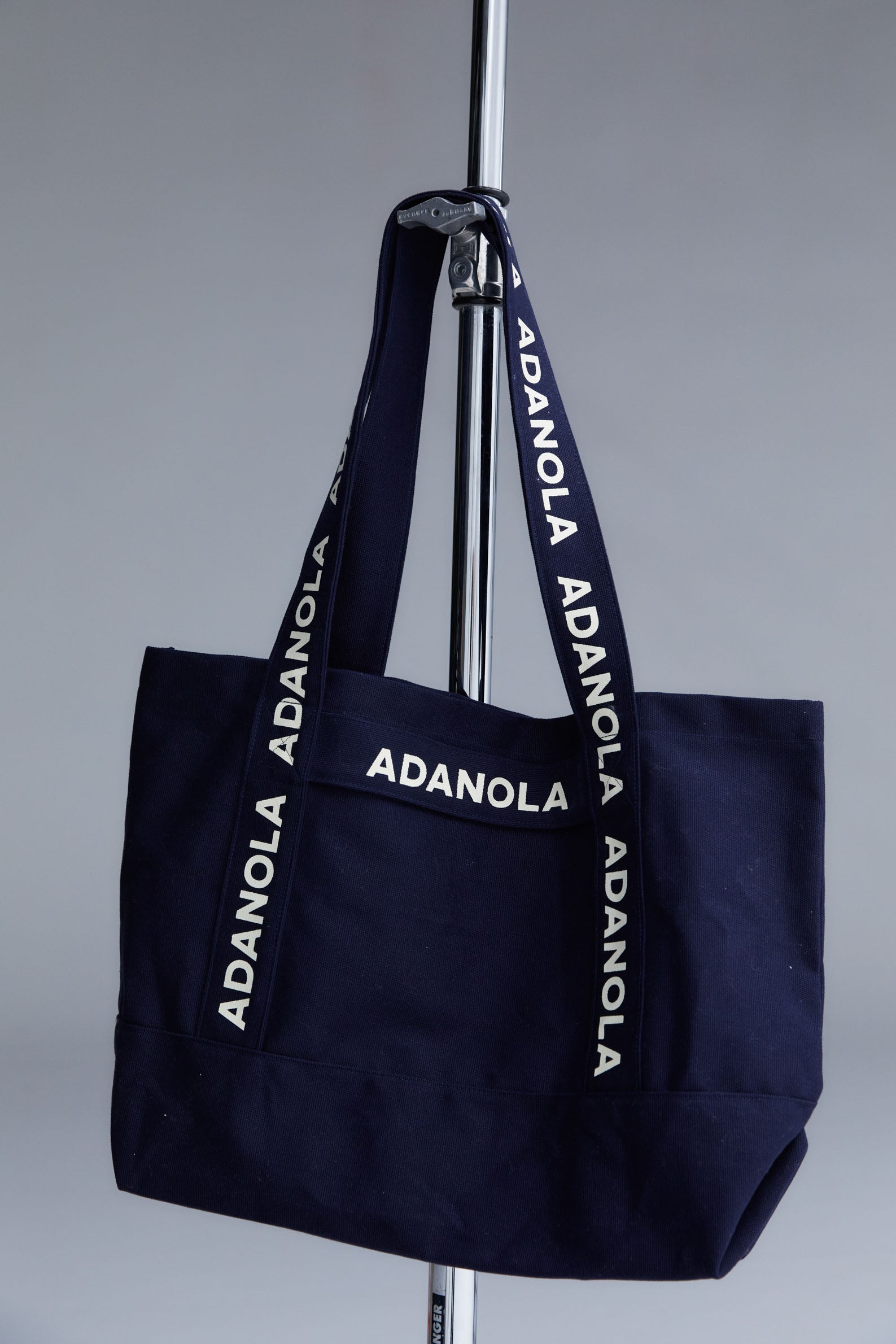 Premium Branded Strap Tote Bag for Women - Navy Blue Fashionable Shoulder Bag - Perfect for Work, Travel, Shopping & Beach Day Essentials