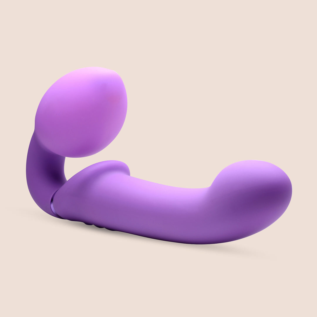 G Pulse Vibrating Strapless Strap-On Dildo | Inflatable & Powerful Vibrations for Couples Play, Lesbian Sex, and Solo Pleasure | Hands-Free Design for Ultimate Stimulation