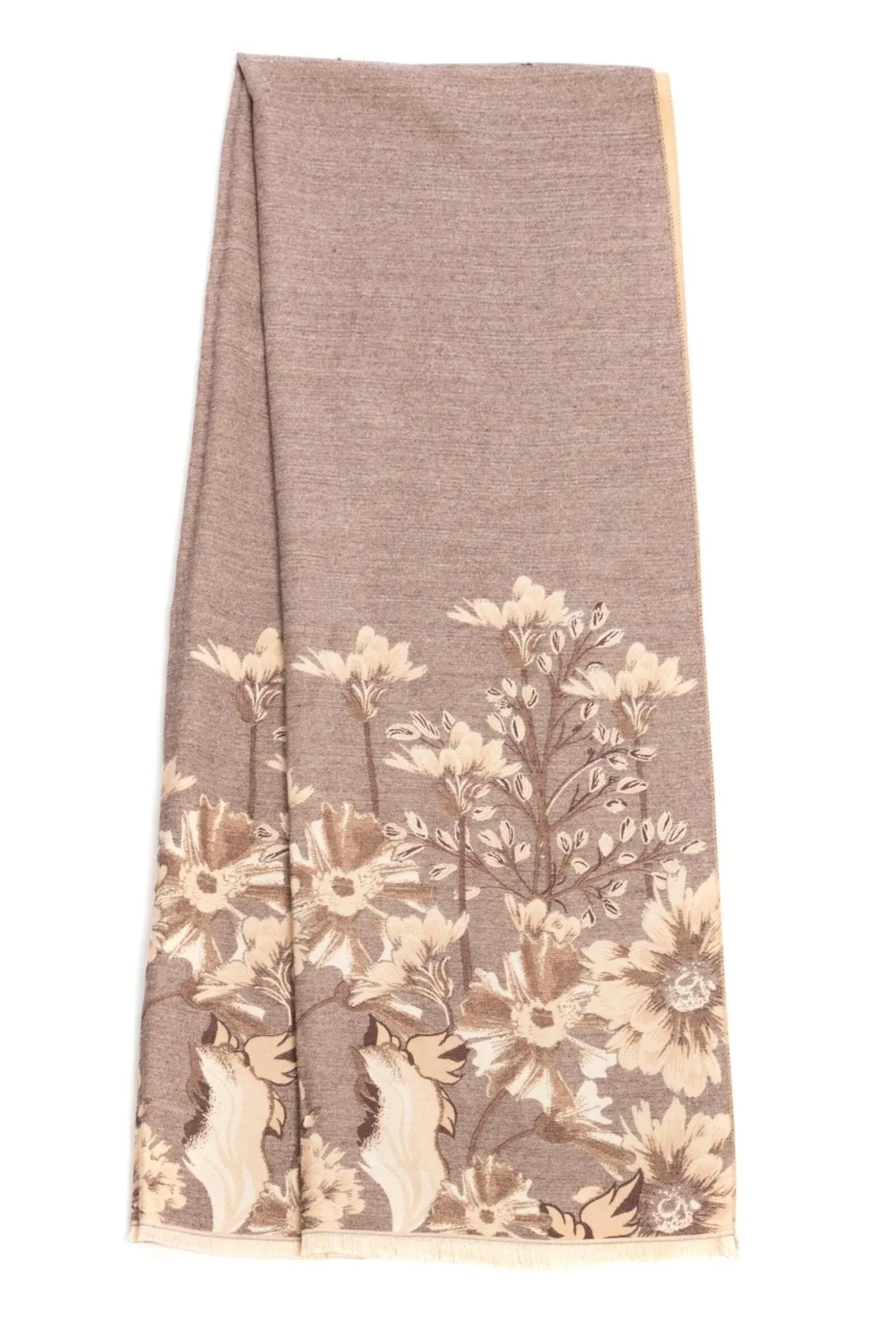 Reversible Floral Oversized Scarf - Soft Winter Shawl Wrap for Women - Perfect for Cold Weather, Travel & Fashion Accessories