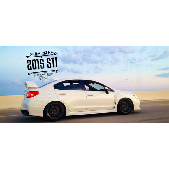 BC Racing BR Series Coilovers for 2015-2021 Subaru WRX STI - High Performance Suspension Upgrade for Track & Street Driving