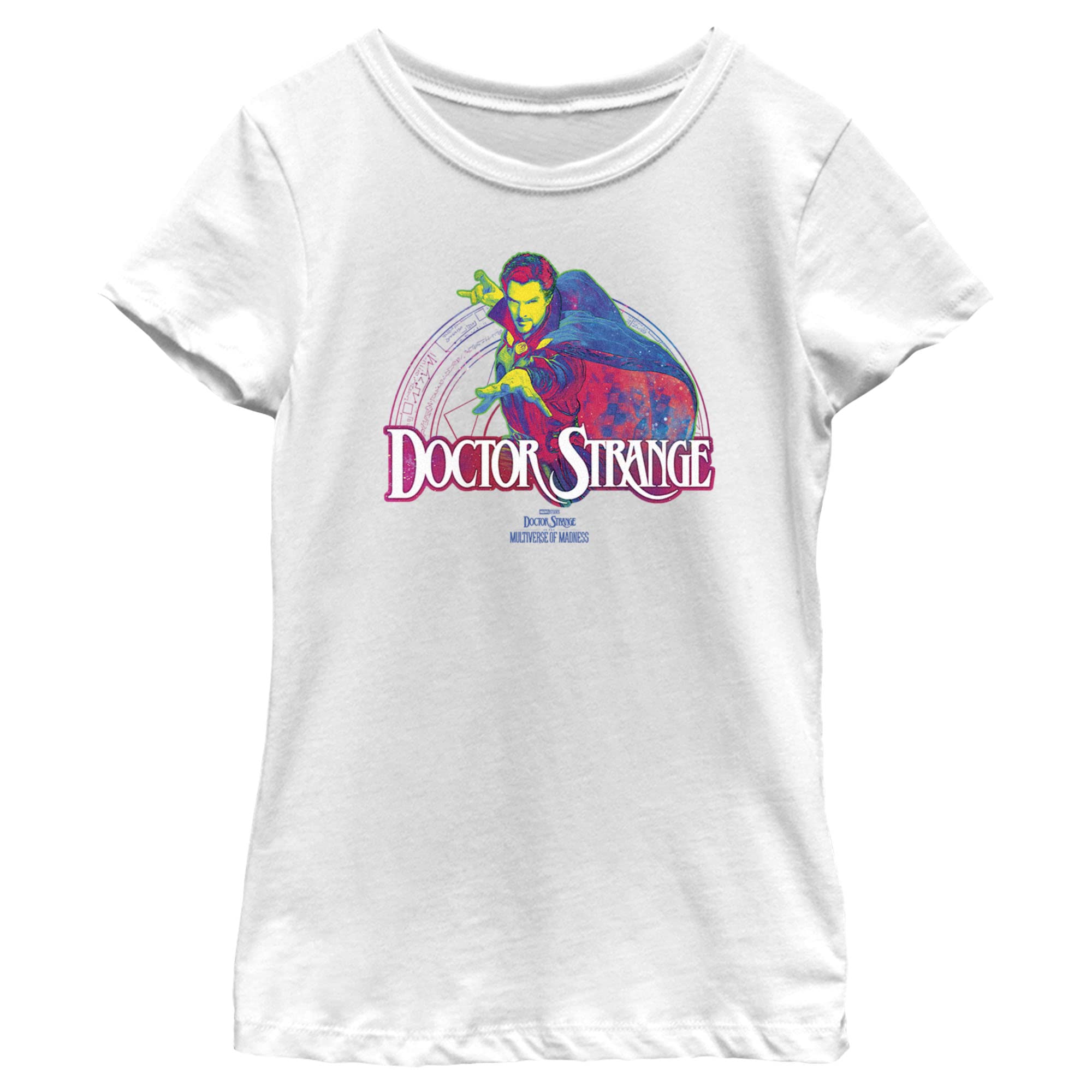 Marvel Girl's Doc Neon Graphic T-Shirt - Stylish Superhero Tee for Women & Girls | Perfect for Cosplay, Comic Con & Casual Wear