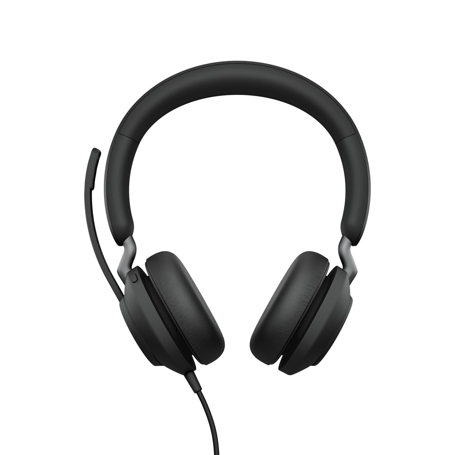 Jabra Evolve2 40 SE Wired Noise-Cancelling Stereo Headset with 3-Mic Call Technology & USB-A Cable - Compatible with Zoom, Google Meet, Microsoft Teams & UC Platforms - Black - Perfect for Remote Work, Online Meetings & Call Centers