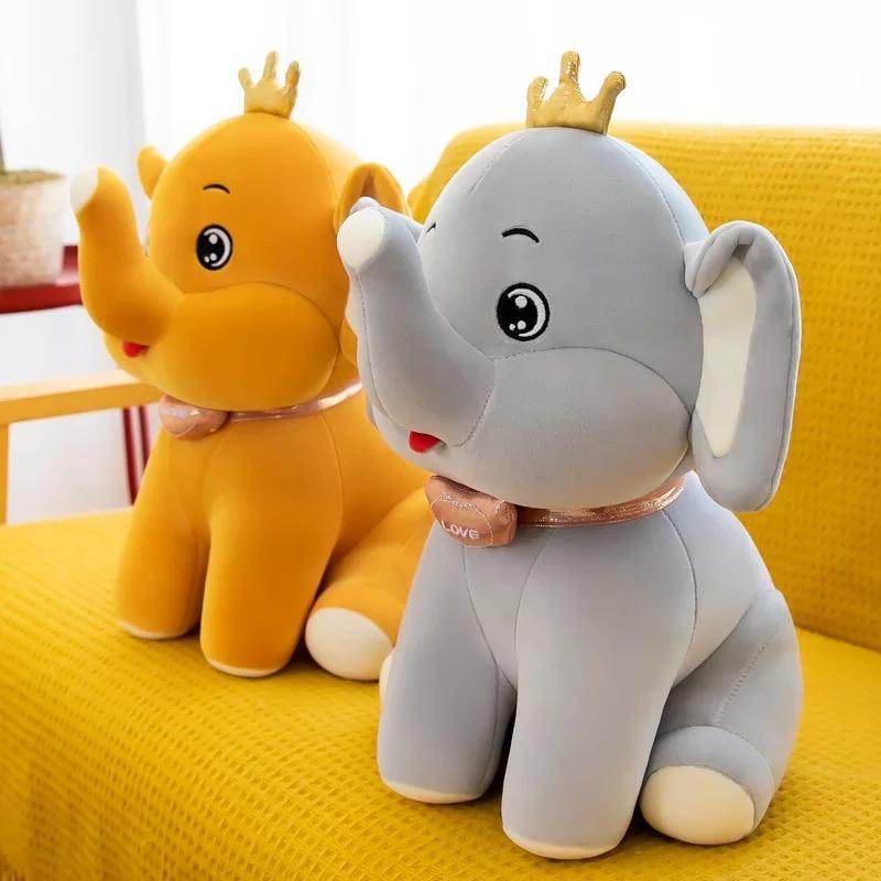 Giant Stuffed Elephant Plush Toy - Extra Large Soft & Cuddly Elephant for Kids, Nursery Decor, Baby Shower Gift, Birthday Present - Perfect for Playtime, Bedroom Decor, and Photo Props