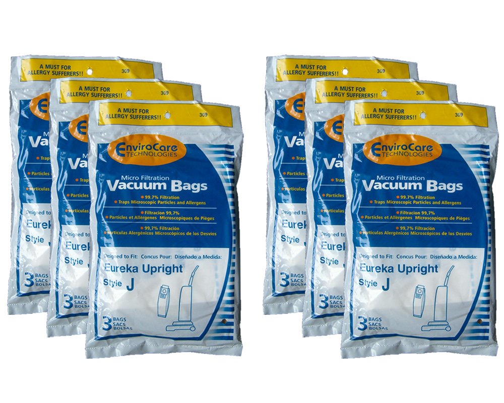 18 Eureka Allergy Vacuum Bags - Compatible with Athena, Boss Power Upright, Power Plus Vacuum Cleaners (Models 2270-2273, 2900-2920, 61515, 61995, 2902AV, 2271A) | HEPA Filtration for Dust & Allergens | Perfect for Pet Hair Removal & Home Cleaning