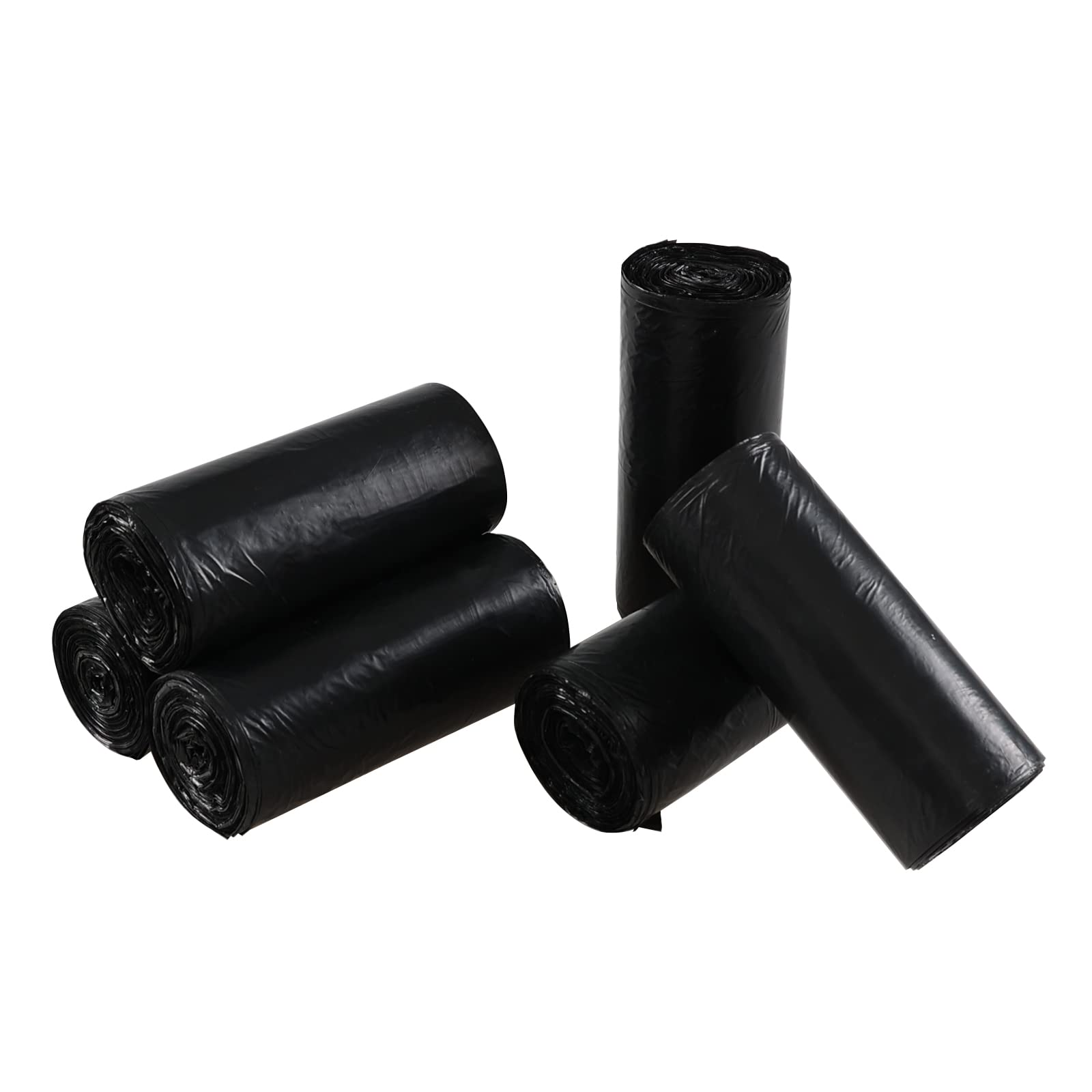 13 Gallon Black Trash Bags - Heavy Duty Tall Kitchen Garbage Bags (6 Rolls, 150 Count) | Perfect for Home, Office & Outdoor Waste Disposal