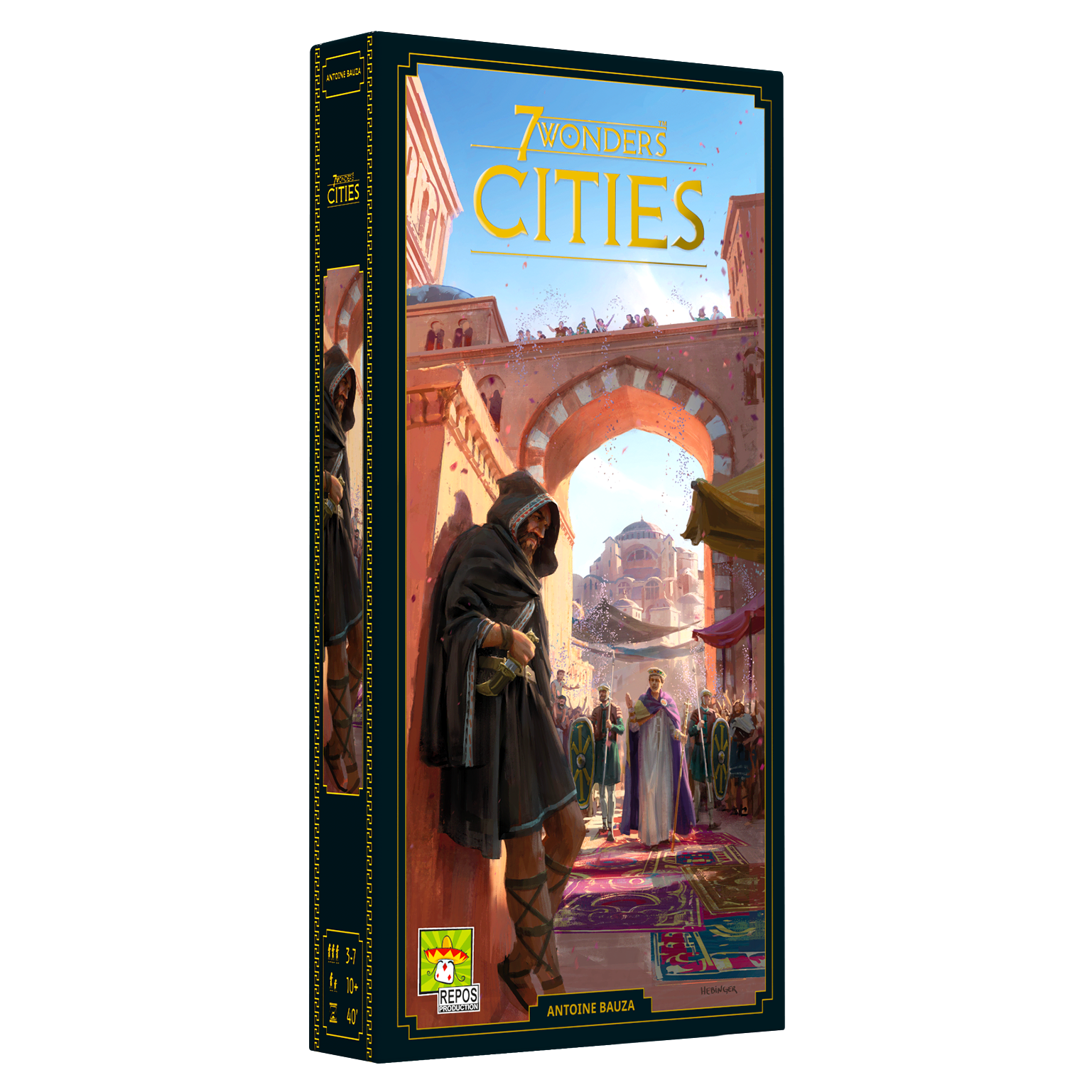 7 Wonders Cities Board Game - Strategy Game for Adults & Families - Fun & Educational Game Night Activity for Parties & Gatherings