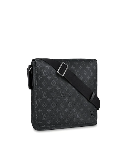 Louis Vuitton District MM Damier Ebene Canvas Crossbody Bag - Stylish & Durable for Work, Travel & Everyday Use