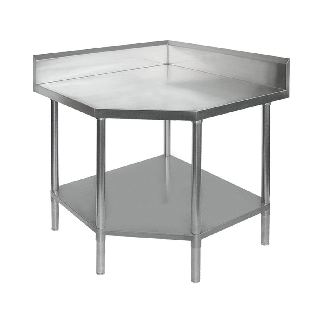 Premium Corner Workbench with 100mm Splashback - 0900 6 WBCB/H NSW1600 - Perfect for Kitchen, Garage & Workshop Organization