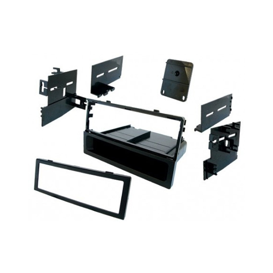 1986-2012 Honda & Acura Single DIN Car Stereo Radio Installation Kit with Pocket - HONK828 | Perfect for Aftermarket Audio Upgrades in Civic, Accord, CR-V, Integra & More