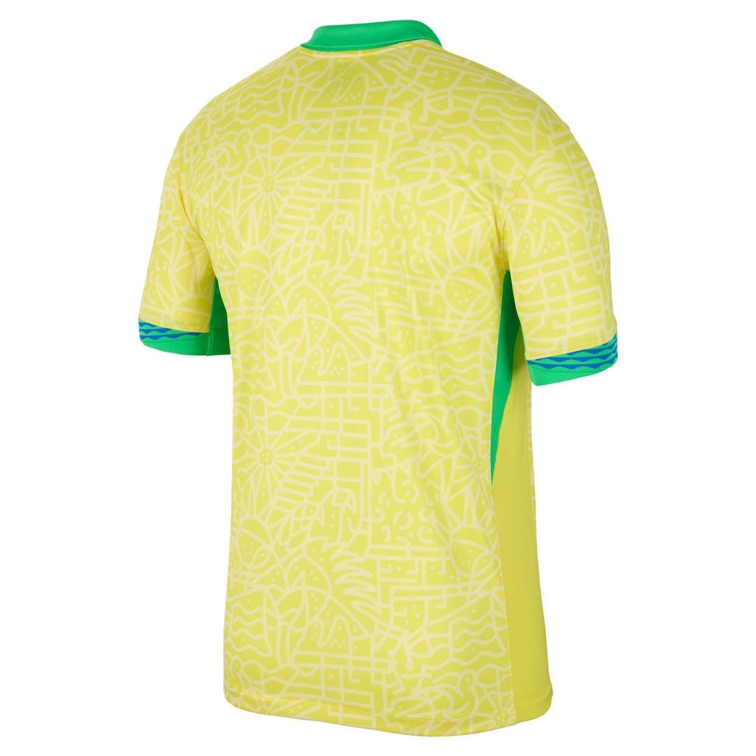Brazil 2024 National Team Home Jersey - Authentic Soccer Jersey for Men - Perfect for World Cup, Matches & Fan Support