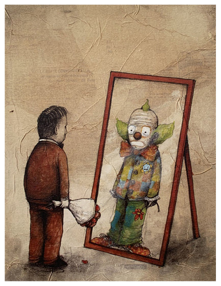 Scary Dran Clown Costume for Halloween - Terrifying Horror Outfit for Cosplay & Haunted House Parties