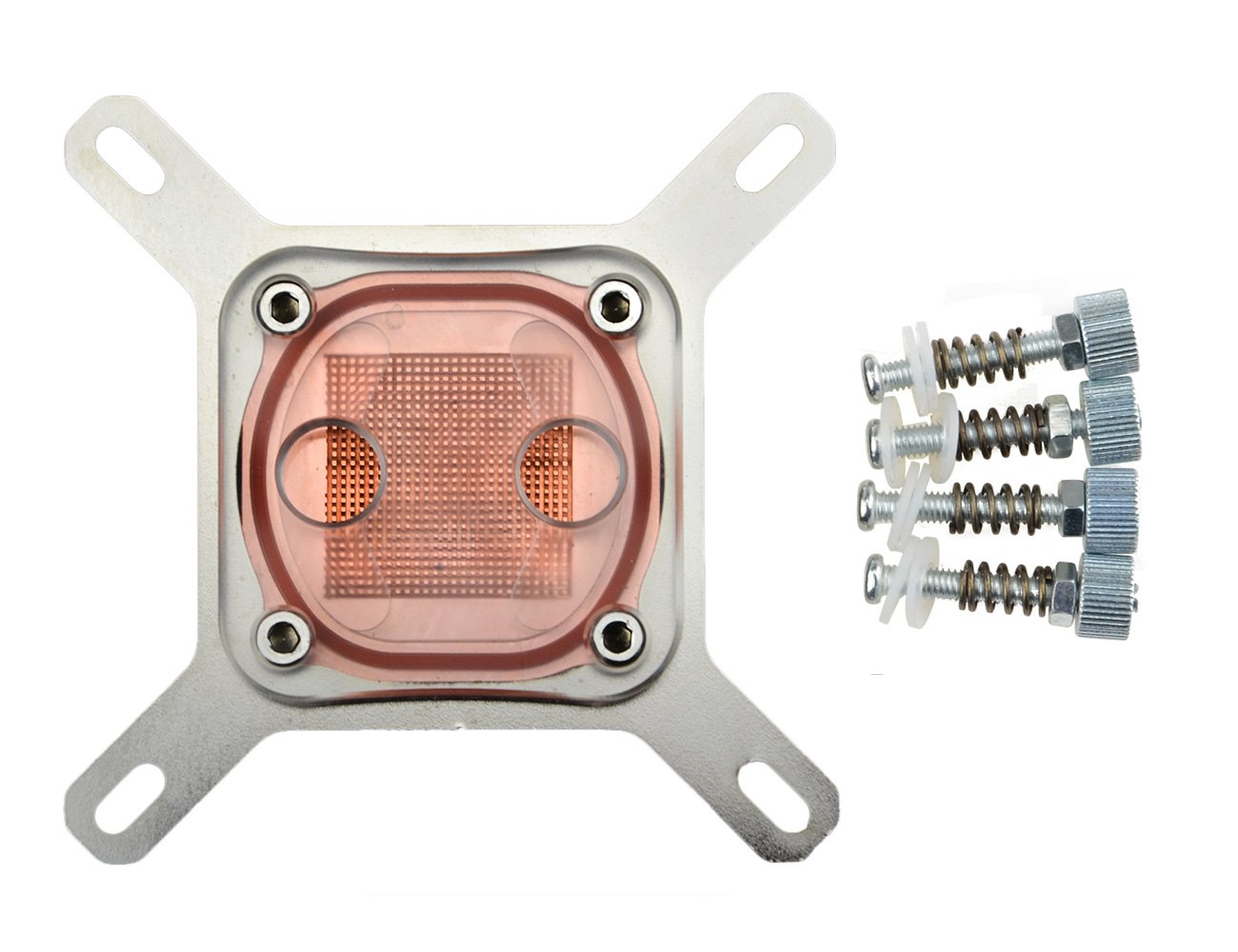 Professional Transparent CPU Water Cooling Block for Intel Systems - Ideal for High-Performance Gaming and Overclocking PCs