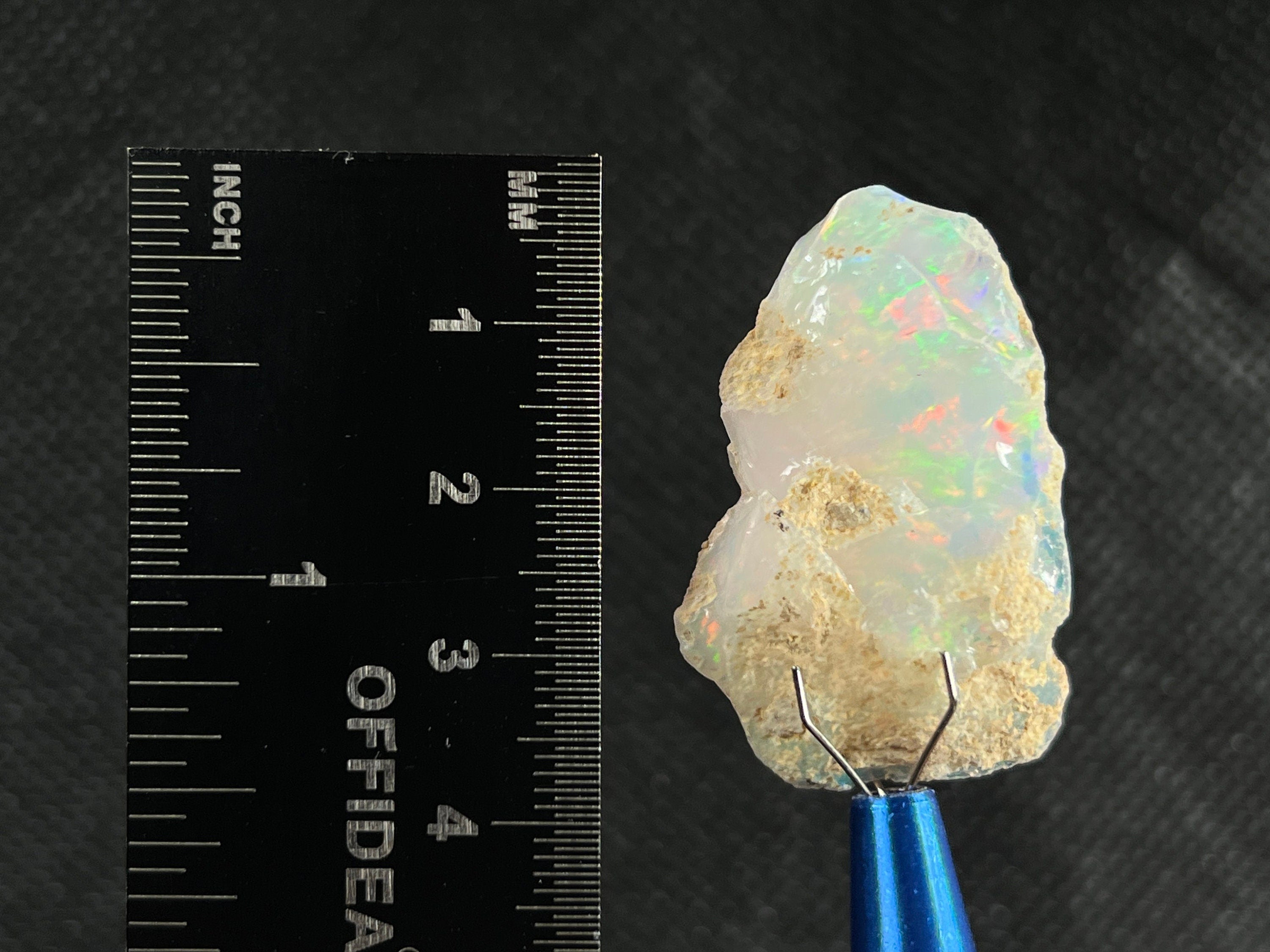 Premium 4A+ Welo Opal Raw Crystal - Natural Cutting Grade Opal Gemstone, October Birthstone (50648) for Jewelry Making, Healing & Collecting