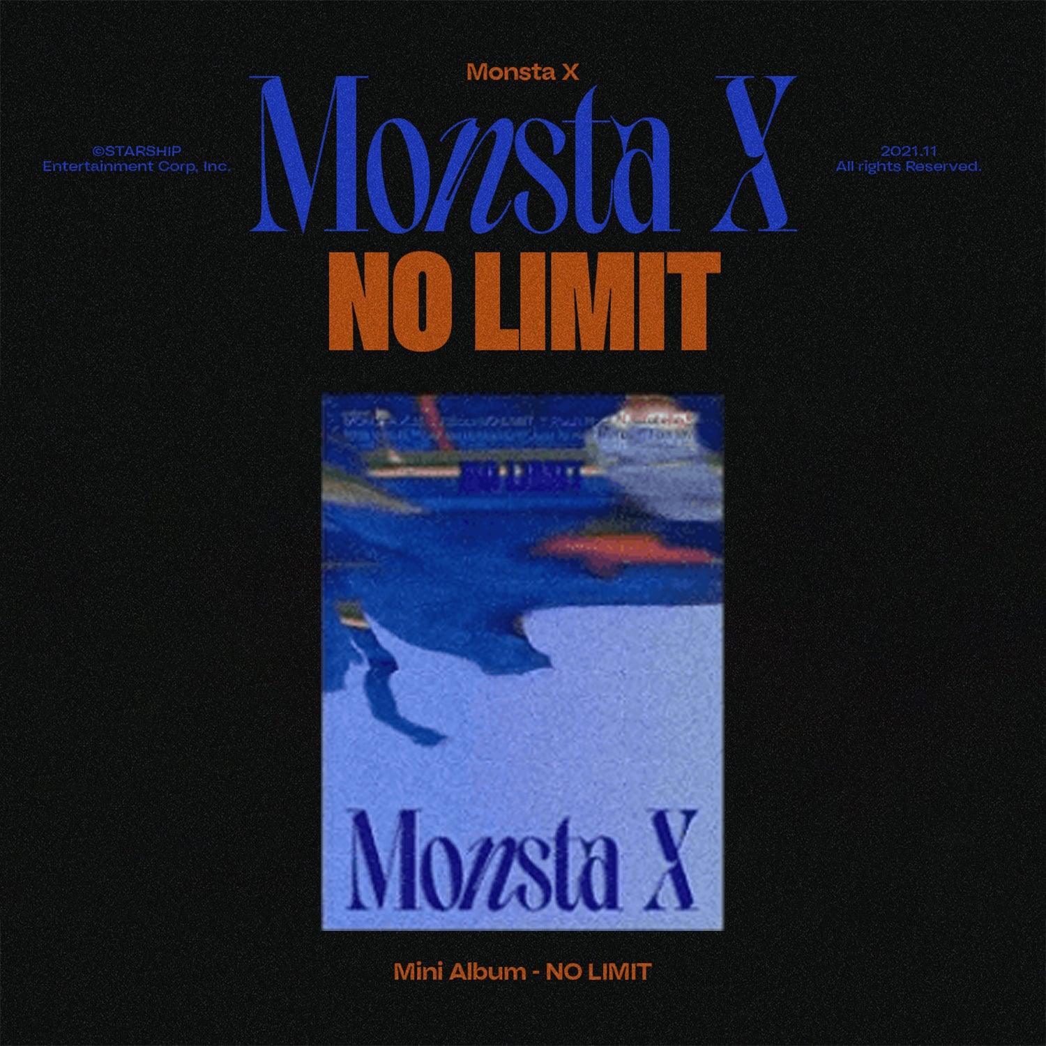 MONSTA X 10TH MINI ALBUM 'NO LIMIT' - K-POP CD with Photobook & Poster | Perfect for K-POP Fans, Collectors and Gift Giving