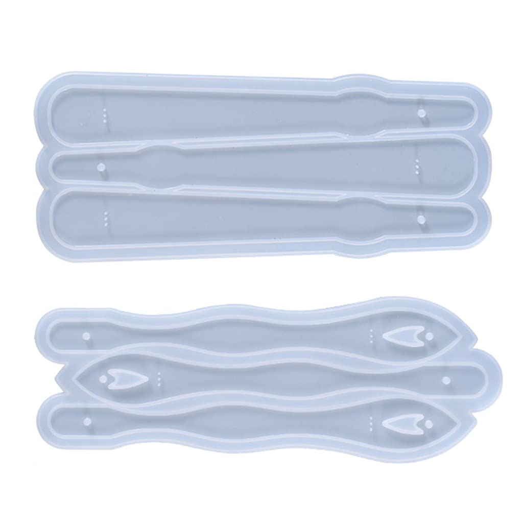 DIY Silicone Fan Bone Mold - Foldable Resin Jewelry Fan Blade Casting Mould for Home Decor & Craft Projects - Perfect for Handmade Gifts, Wedding Favors, and DIY Art Supplies