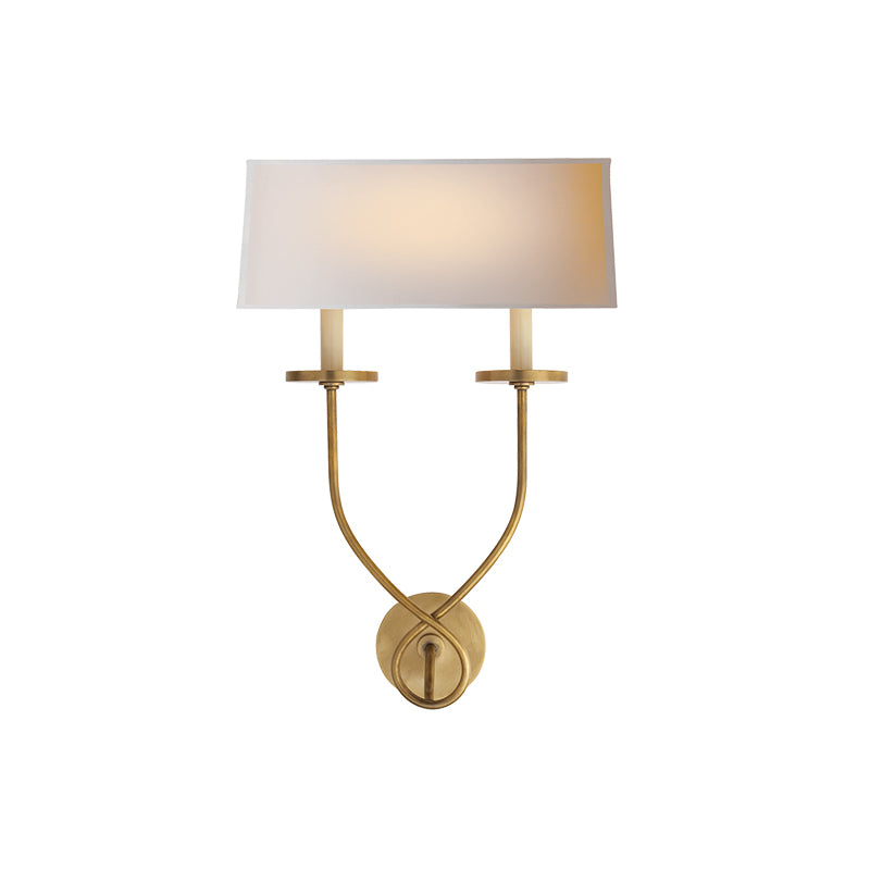 Vintage Myers Twist Wall Lamp - Classic Industrial Style Sconce for Living Room, Bedroom, or Hallway Lighting