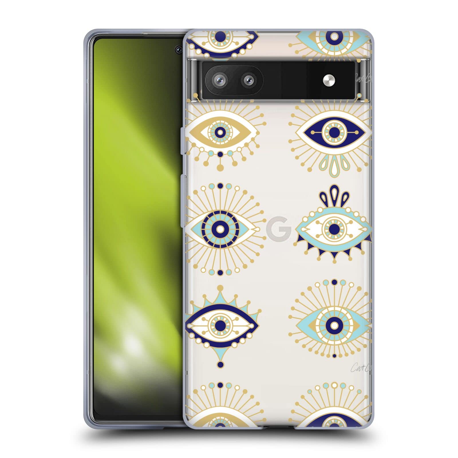 Google Pixel 6a Case - Cat Coquillette Evil Eye Design for Protection & Style