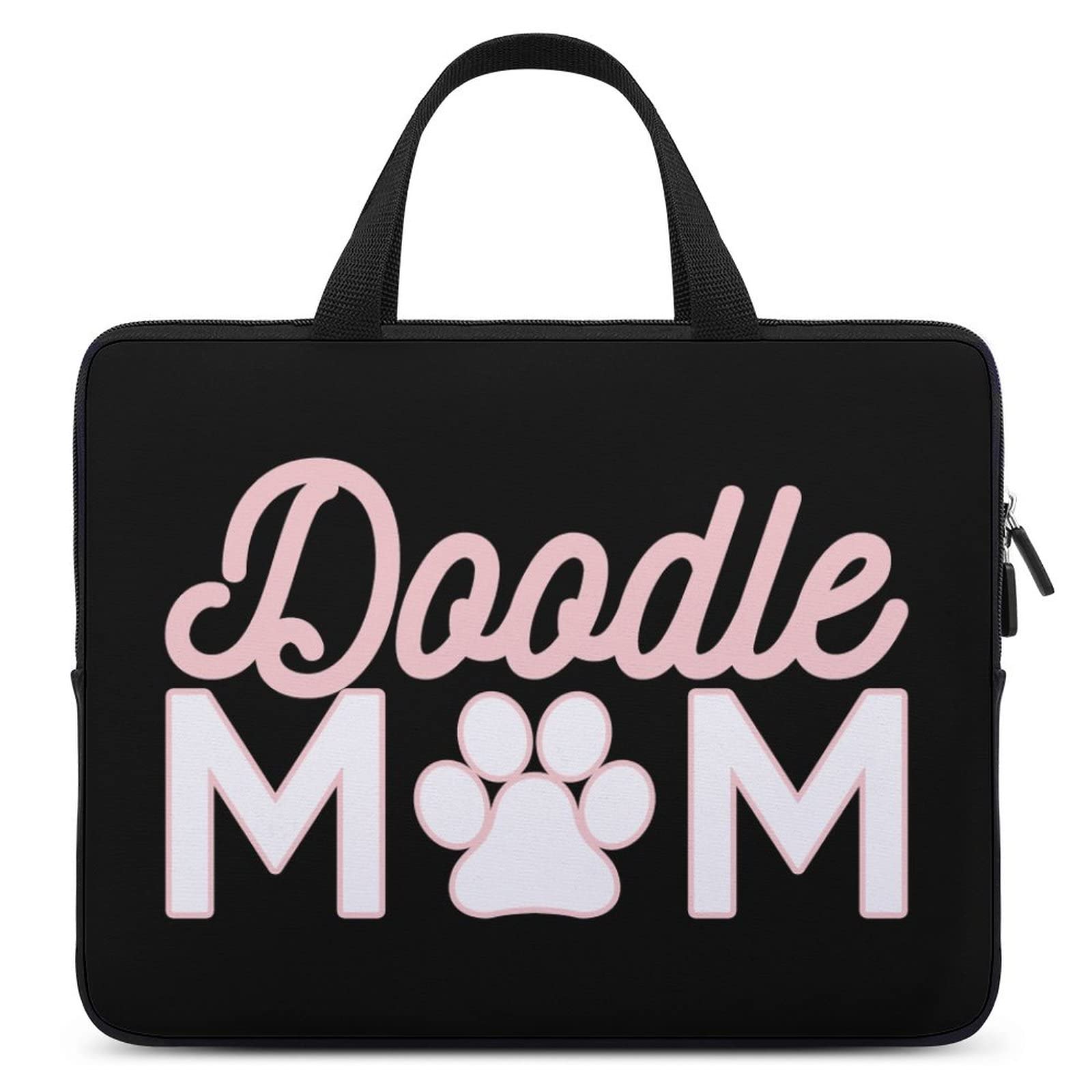 Doodle Mom Waterproof Laptop Bag Slim Business Casual Briefcase for Work, Travel, and Everyday Use